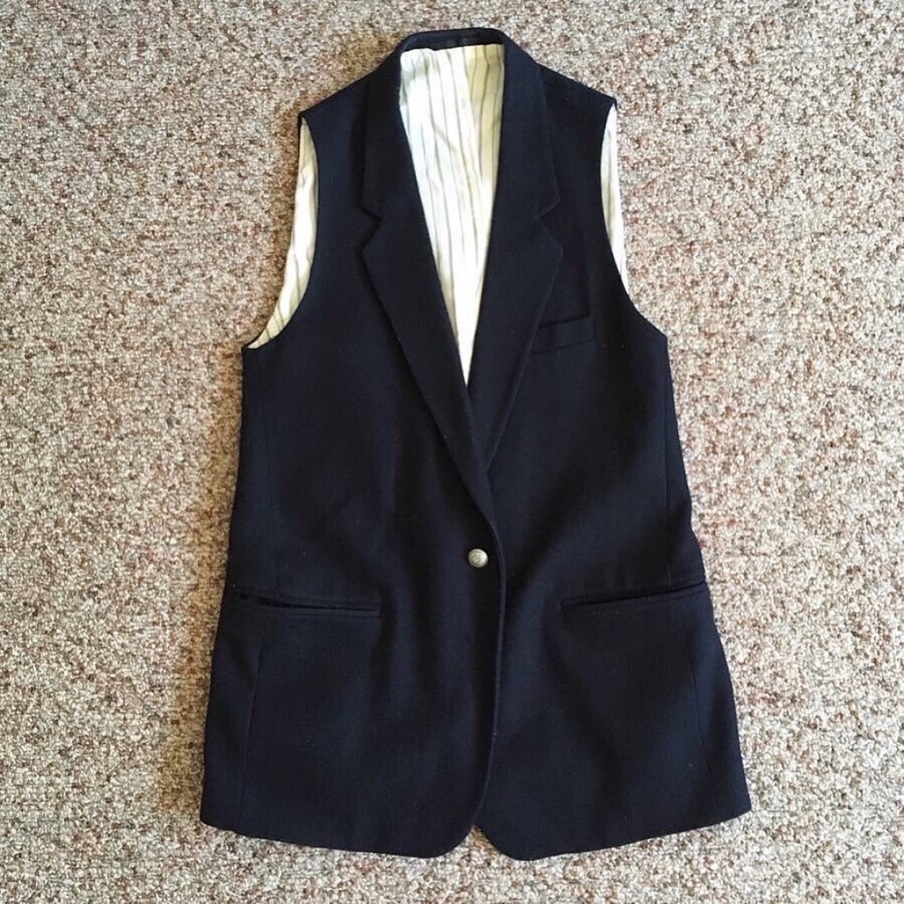 VINTAGE NO NAME wool vest